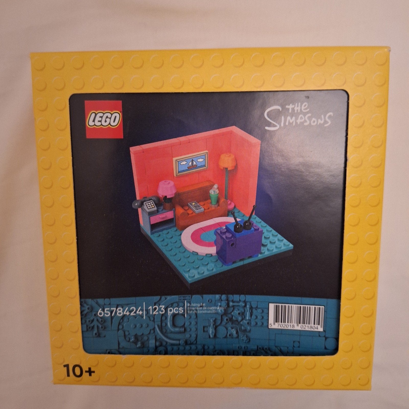Nieuwe LEGO The Simpsons Woonkamer Set - 123 Stuks, Ophalen of Verzenden, Nieuw