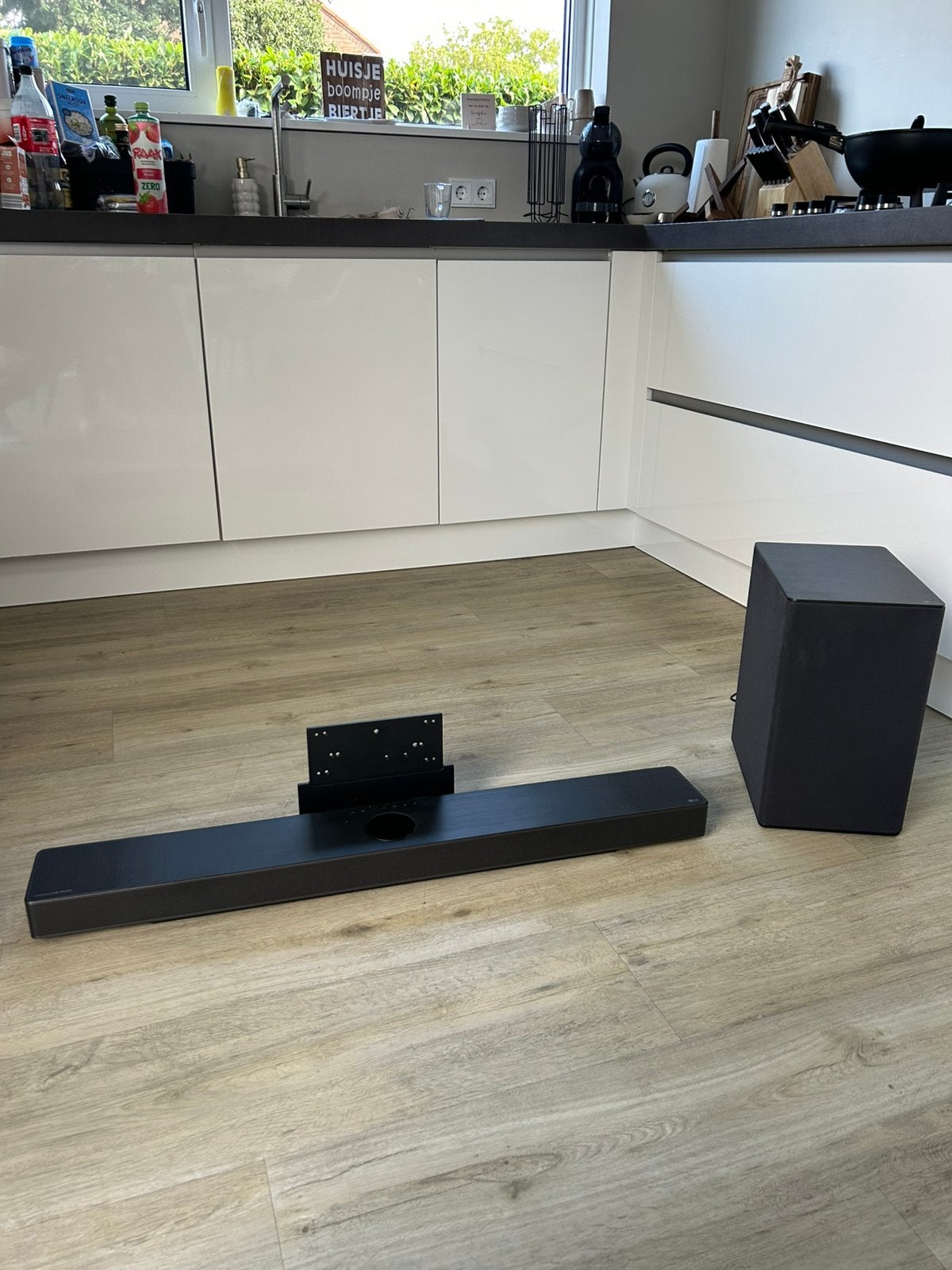LG DSC9S soundbar + subwoofer + accessoires, Audio, Tv en Foto, Soundbars, Ophalen, Zo goed als nieuw