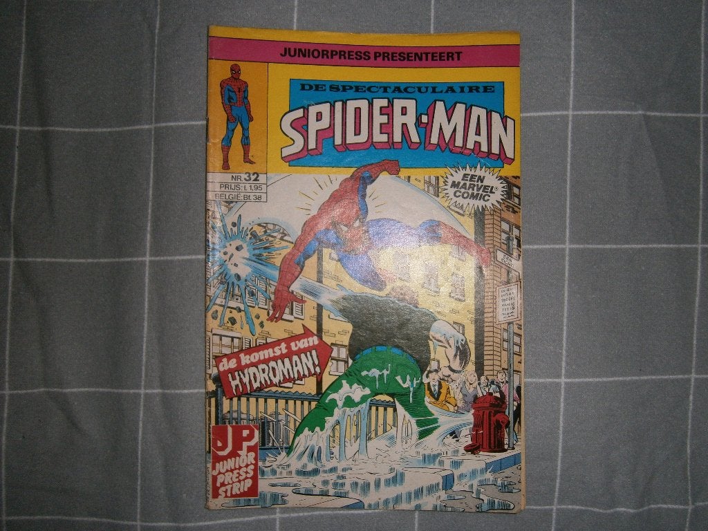 Juniorpress – De Spectaculaire Spider-Man nr. 32 (1982), Boeken, Europa, Denny O’Neil, Ophalen, Gelezen