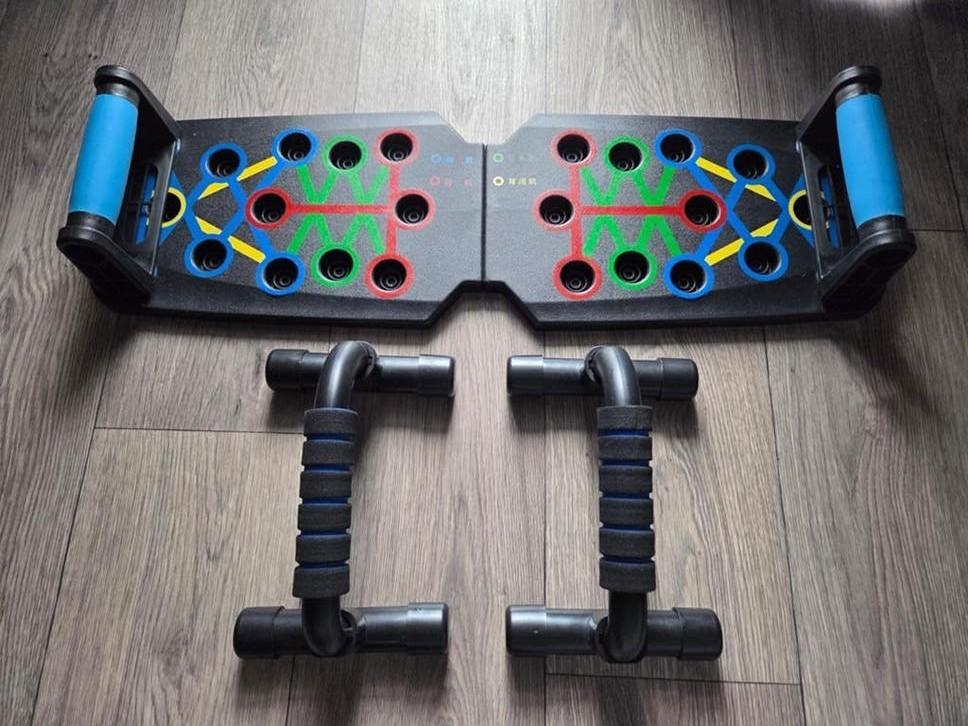 Push-up Plank en Bars - Zo goed als nieuw, Ophalen of Verzenden, Zo goed als nieuw, Rug, Push-up steun