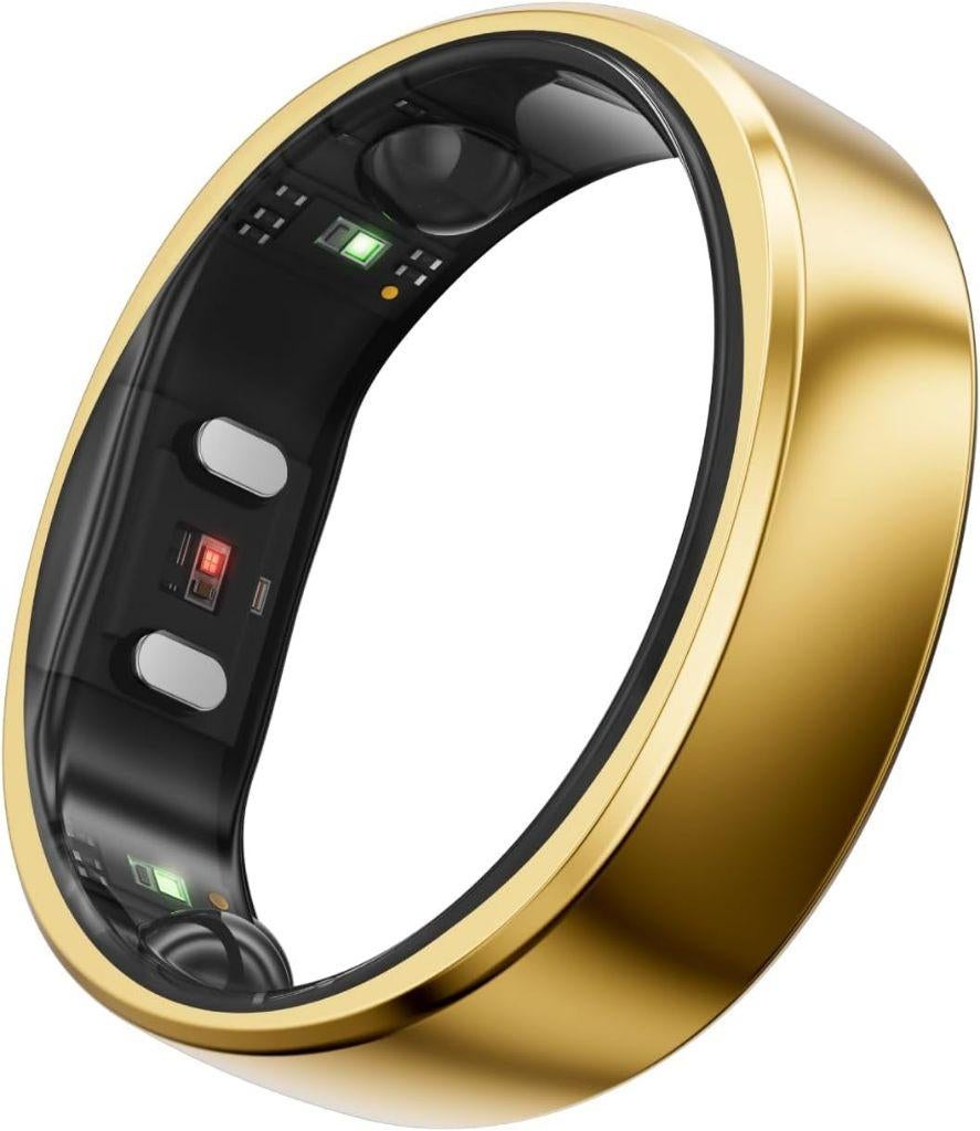 Ringconn Gen 2 royal gold size 10 uit juli 2025, Geel, Ophalen of Verzenden, Zo goed als nieuw, Waterdicht