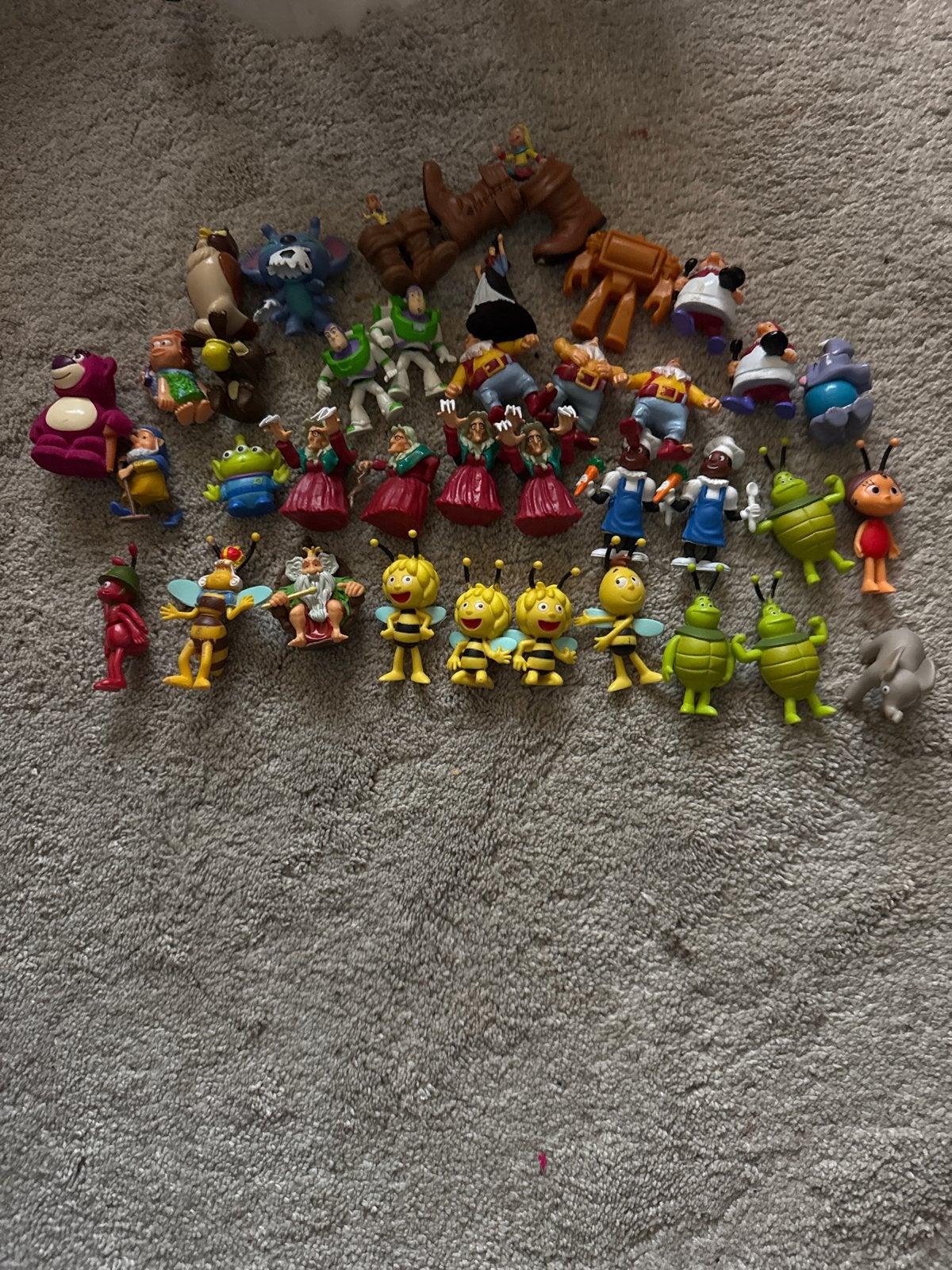 Grote collectie speelfiguren: Disney, Maya de Bij & meer, Ophalen of Verzenden, Gebruikt
