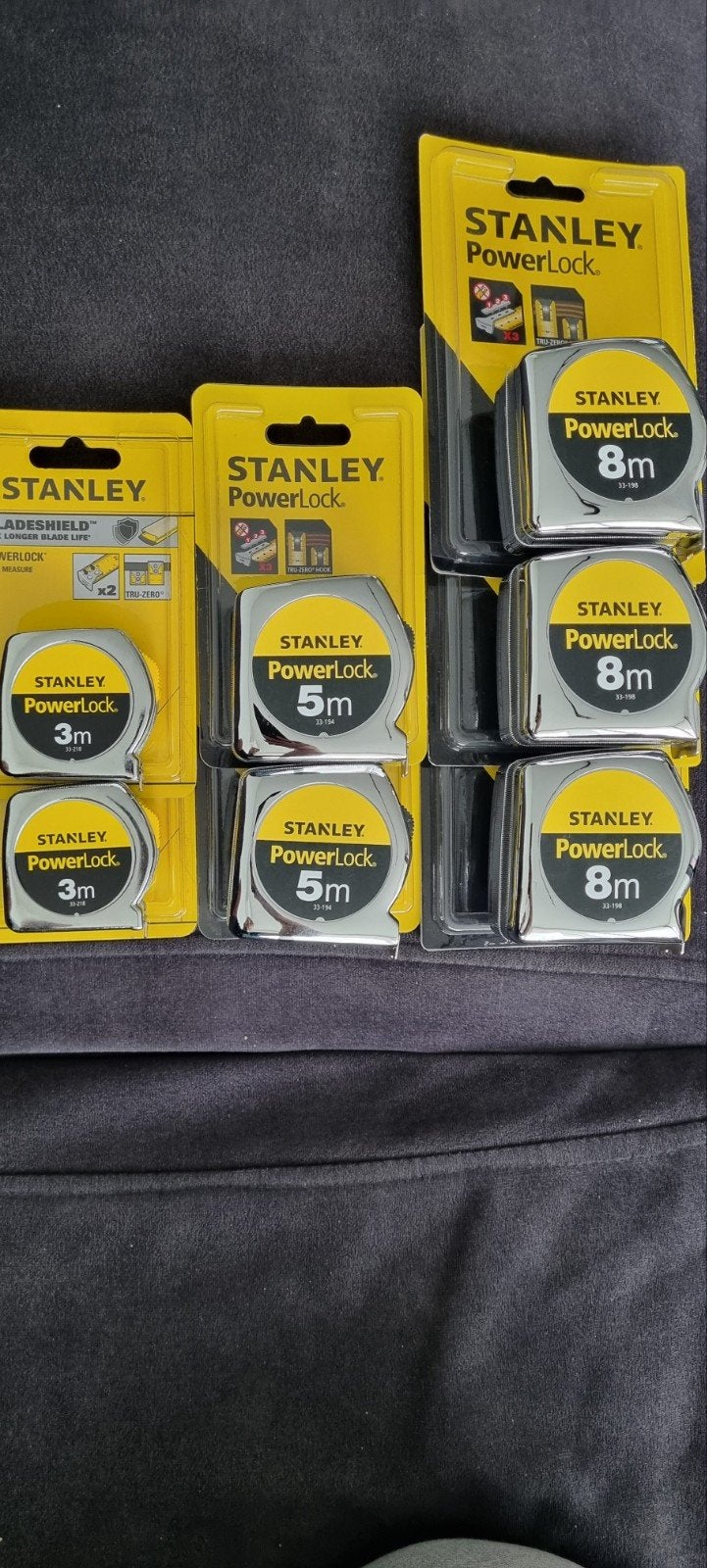 Stanley rolmaten 8m/5m/3m, Ophalen of Verzenden, Nieuw