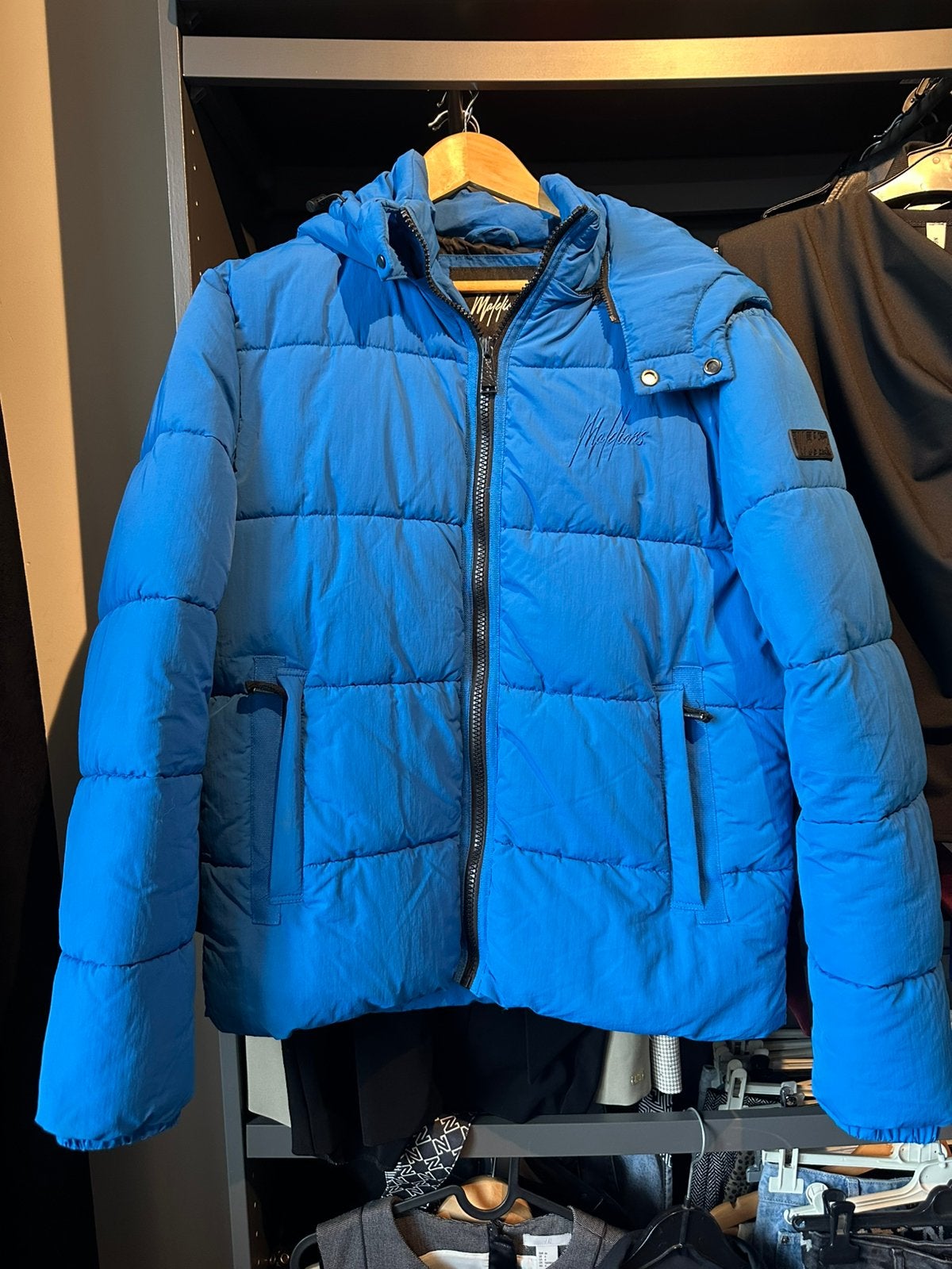 Malelions winterjas blauw M, Ophalen of Verzenden, Nieuw, Maat 48/50 (M), Blauw