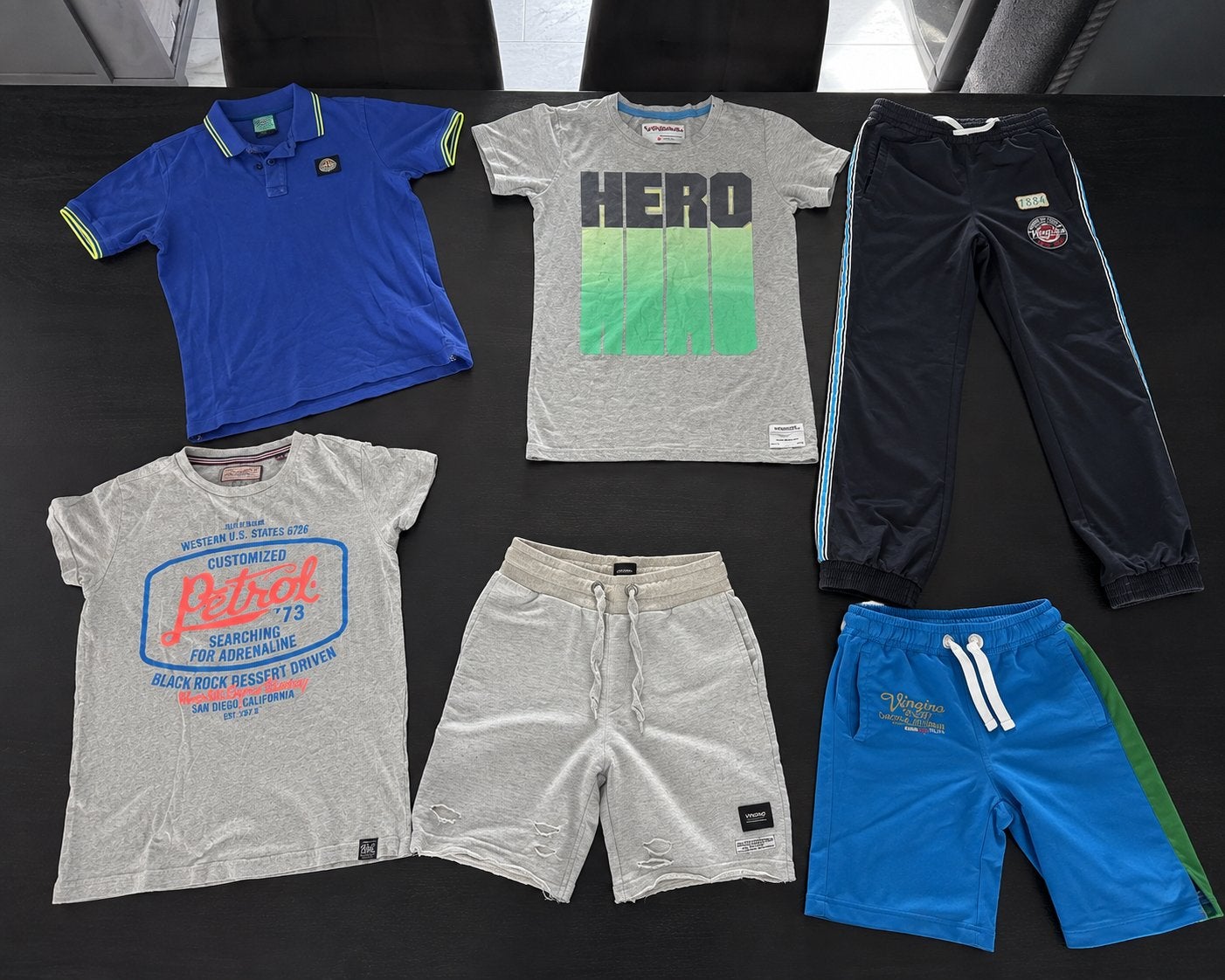 6 delige set 140., Ophalen of Verzenden, Zo goed als nieuw, Jongen, Shirt of Longsleeve