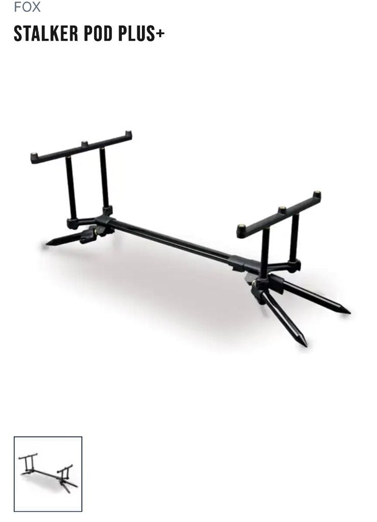 Fox rod pod stalker plus, Watersport en Boten, Ophalen, Zo goed als nieuw, Complete set