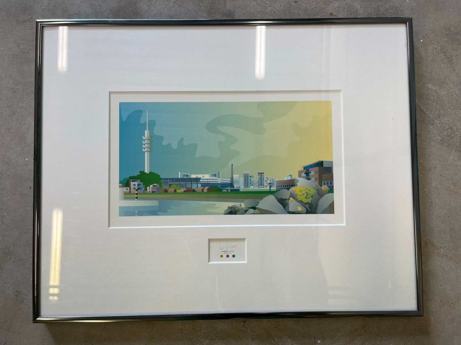 Kunst ca afm lijst 33 x 42 cm, Ophalen