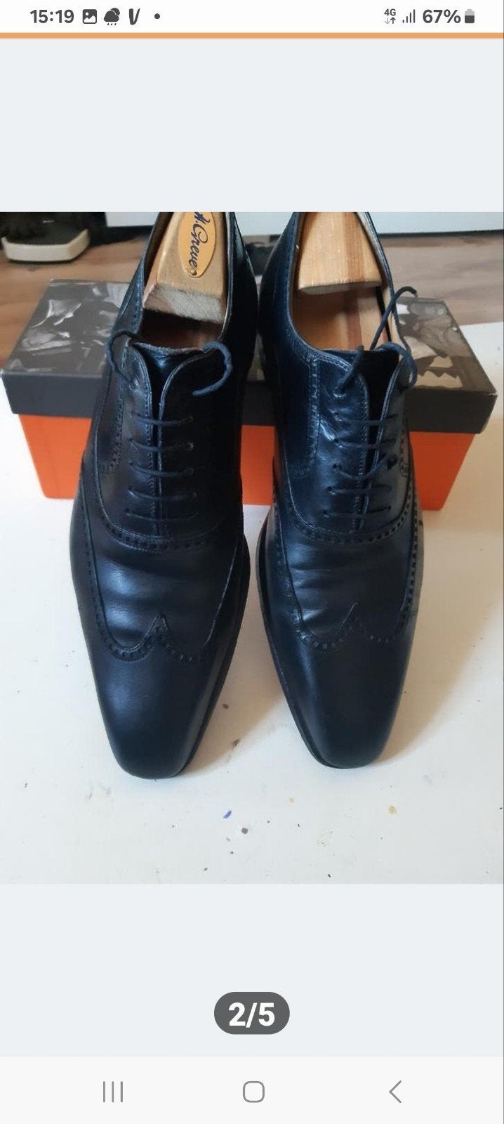 Magnanni 43, Ophalen of Verzenden, Gedragen, Zwart, Gespschoenen