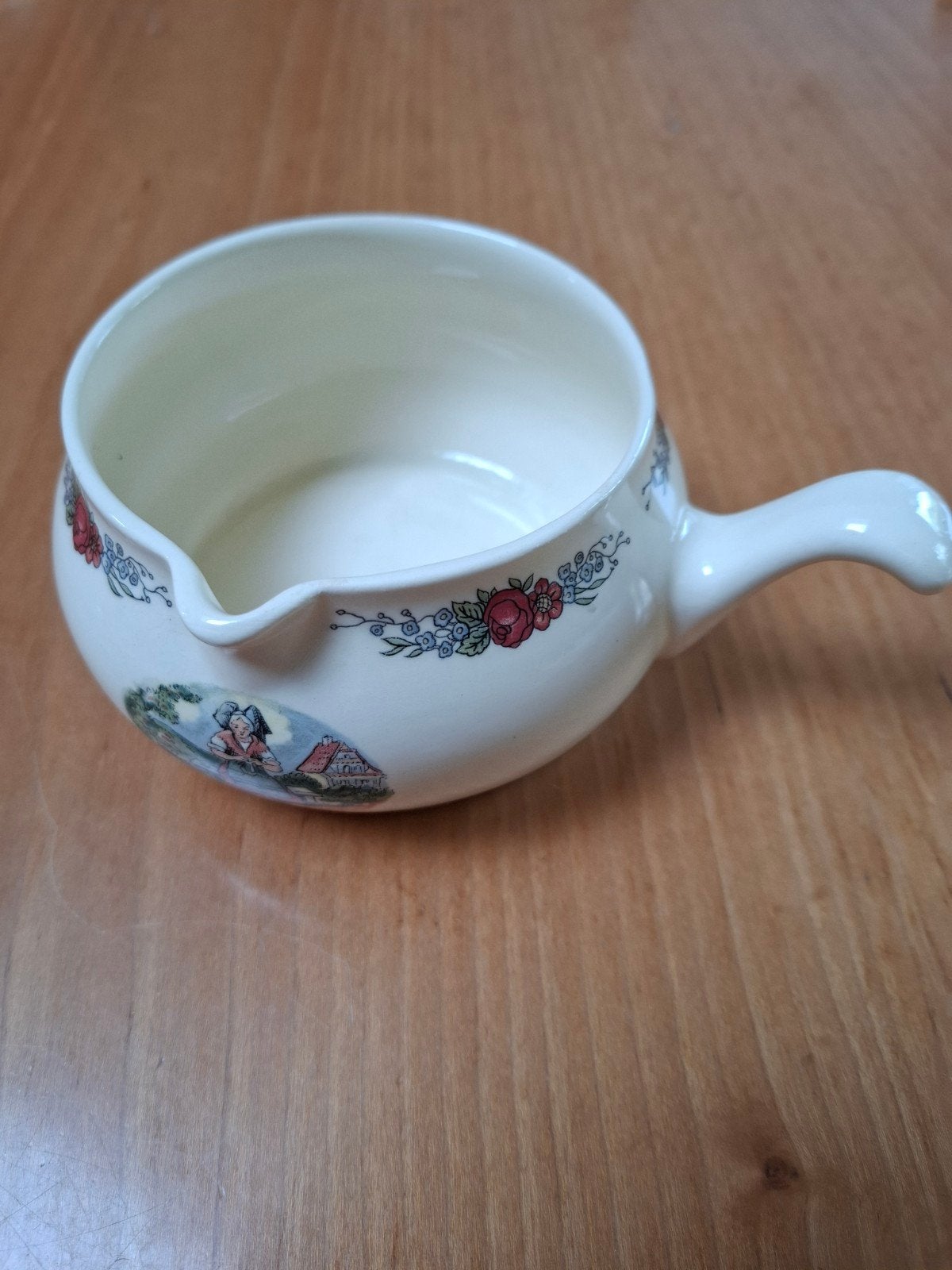 Vintage Sauskom Sarreguemines OBERNAIE Landelijk Decor, Antiek en Kunst, Ophalen of Verzenden