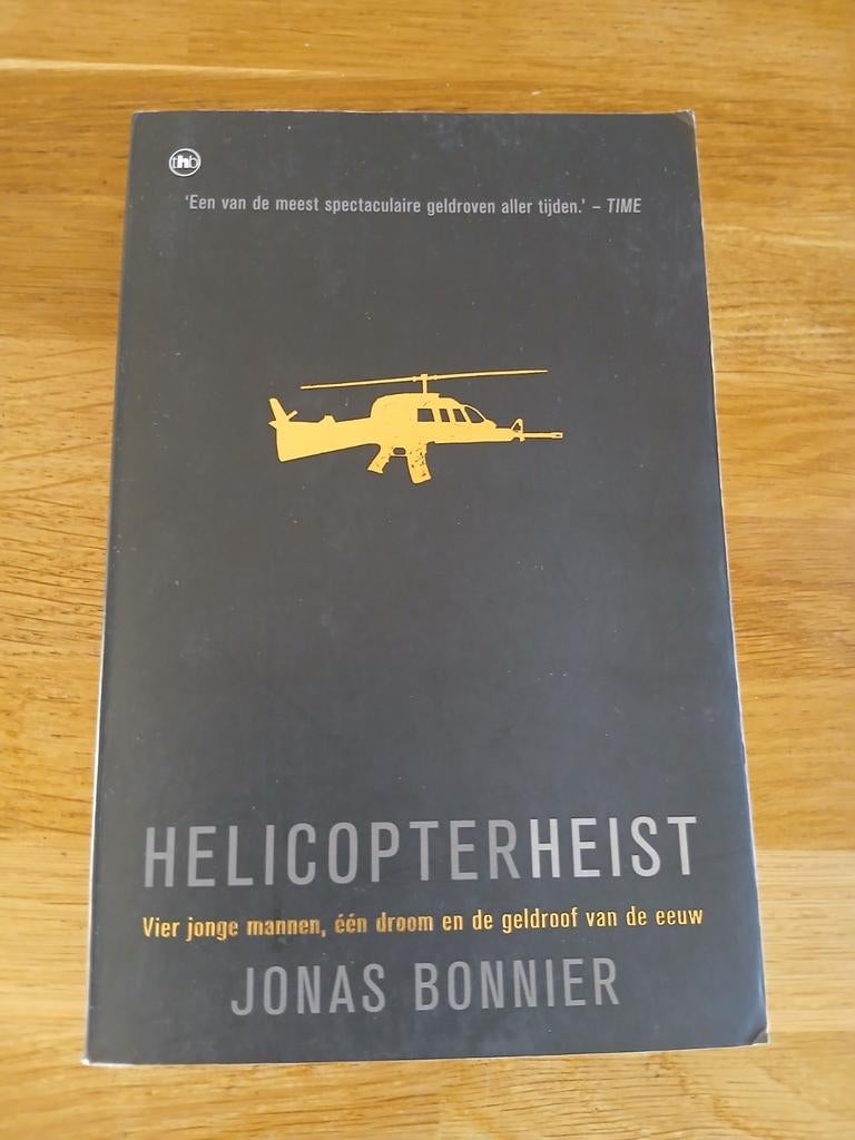 Jonas Bonnier - Helicopter Heist, Ophalen of Verzenden, Zo goed als nieuw, Jonas Bonnier