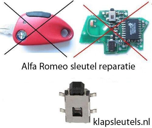 Reparatie printplaatje microswitsches van je autosleutel, Ophalen