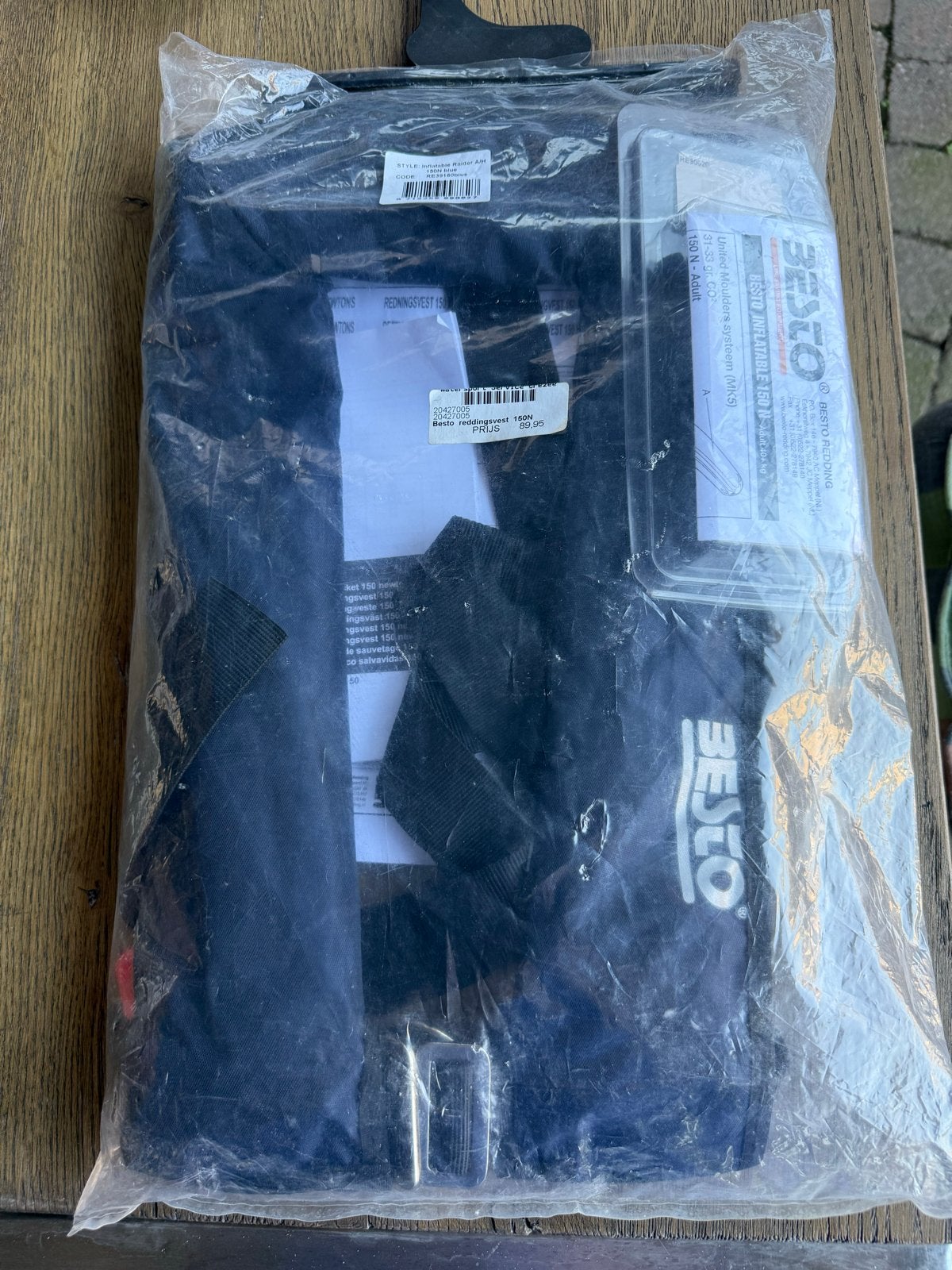 Besto Opblaasbaar Reddingsvest 150N - Nieuw, Ophalen of Verzenden, Nieuw