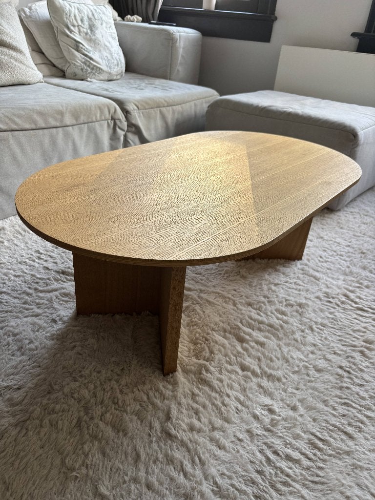 Westwing Salontafel, Ophalen, Gebruikt, 100 tot 150 cm, Eikenhout