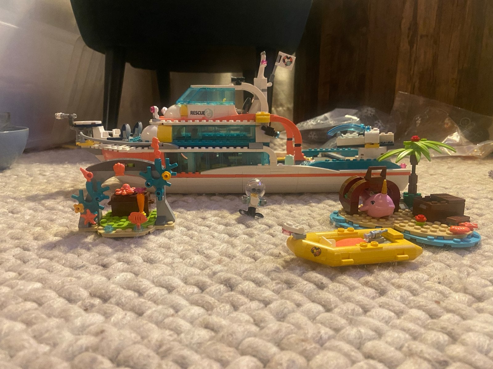 LEGO Friends Redding Missie Boot 41381, Ophalen of Verzenden, Zo goed als nieuw