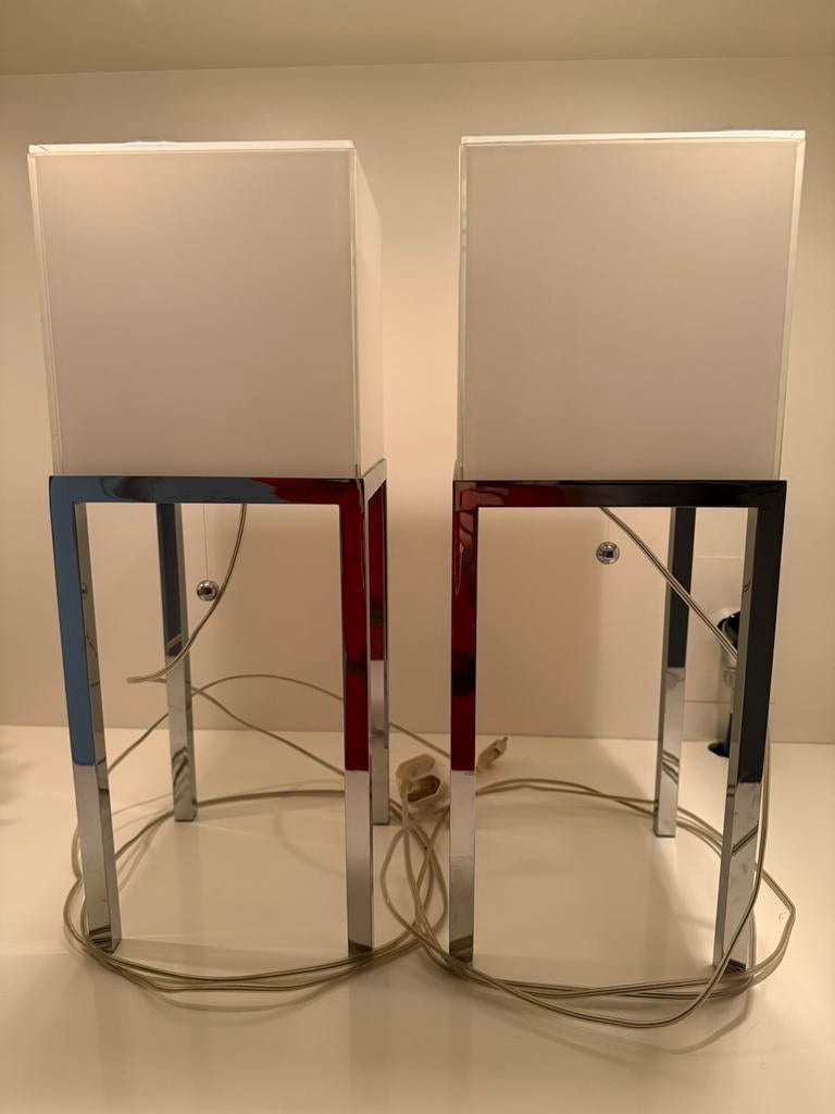 Prandina lampen 2 stuks, Ophalen, Zo goed als nieuw, Overige materialen, 25 tot 50 cm