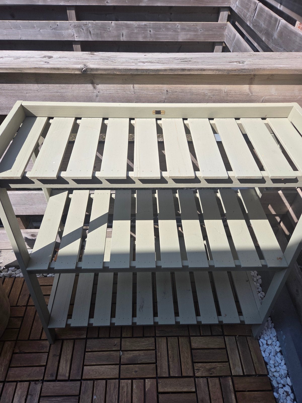 Houten Tuinkast / Opbergrek voor buiten, Ophalen, Gebruikt, Hout, Overige typen