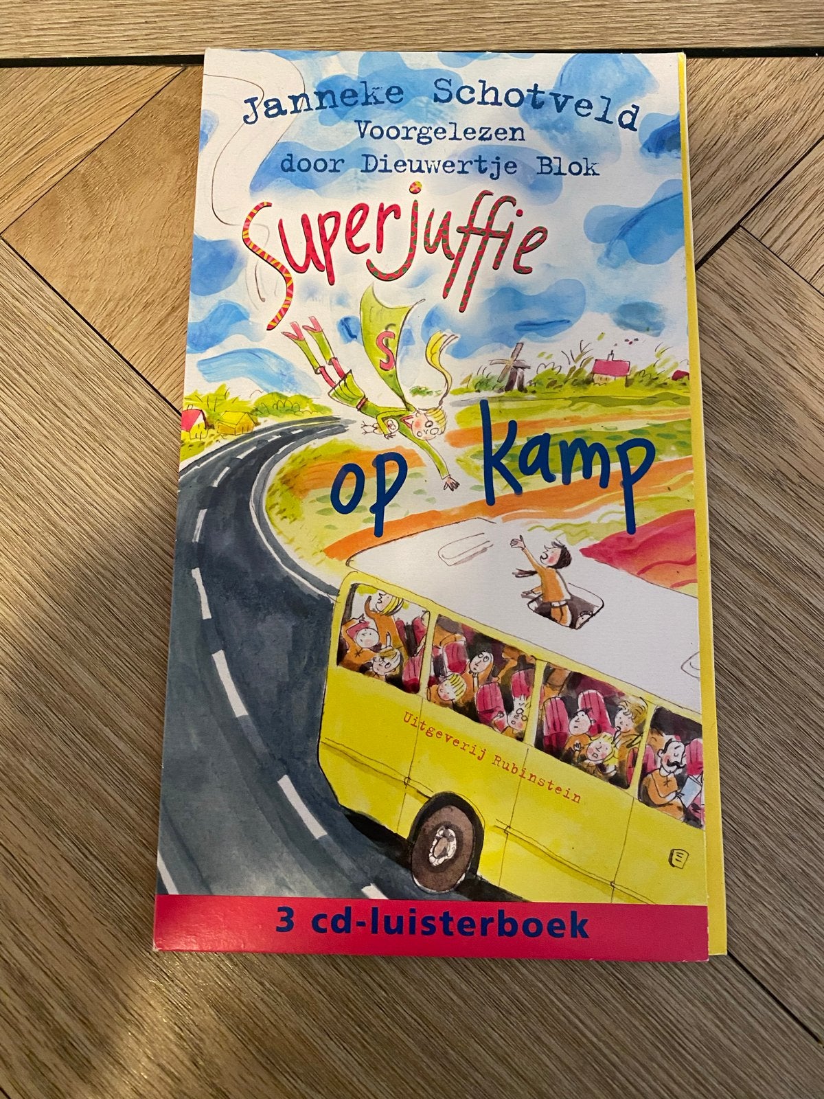 Superjuffie op kamp - Luisterboek (3 CD's), Boeken, Ophalen of Verzenden, Cd, Kind