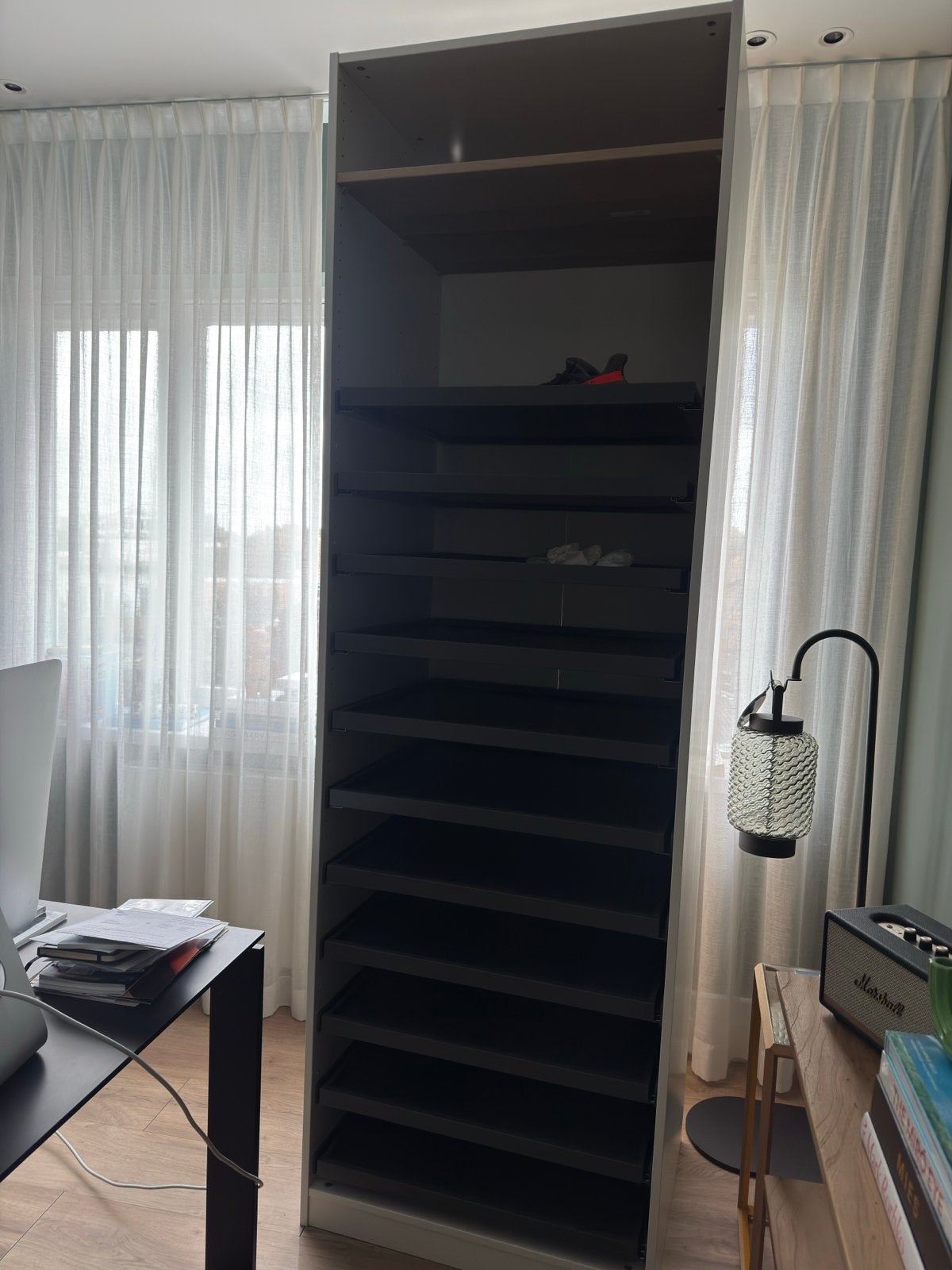 IKEA PAX kast met uitschuifbare planken, Ophalen, Met plank(en), Gebruikt, 200 cm of meer
