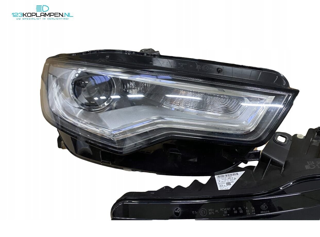 Audi A6 C7 4G Bi Xenon koplamp koplampen links rechts, Ophalen, Gebruikt, -, -