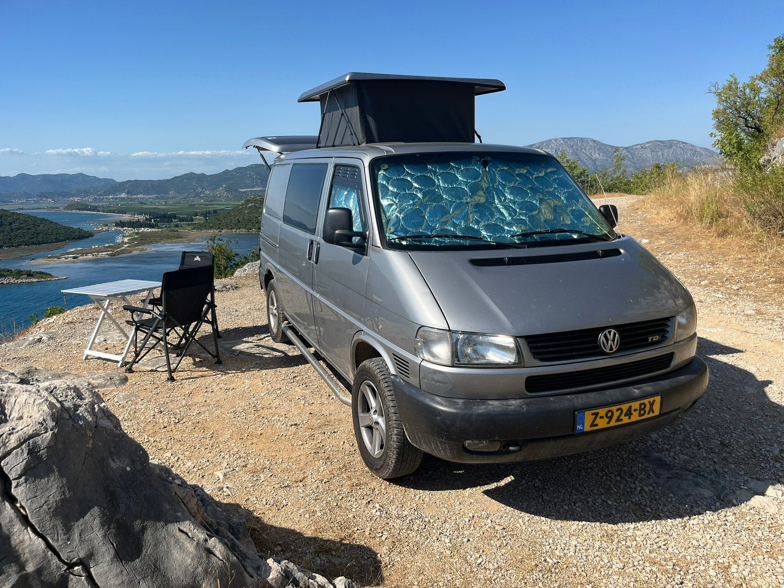 VW T4 2.5 TDI  Off-grid Camper | Bearlock | Hefdak | Cruise, Caravans en Kamperen, Volkswagen, Tot en met 2, Particulier, 4 tot 5 meter