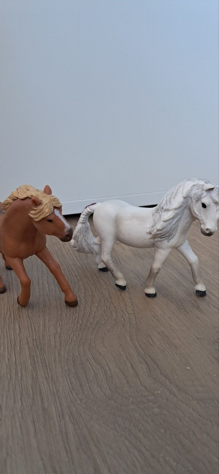 Schleich ijslander hengst en merrie, Ophalen of Verzenden, Zo goed als nieuw, Paard, Beeldje of Figuurtje