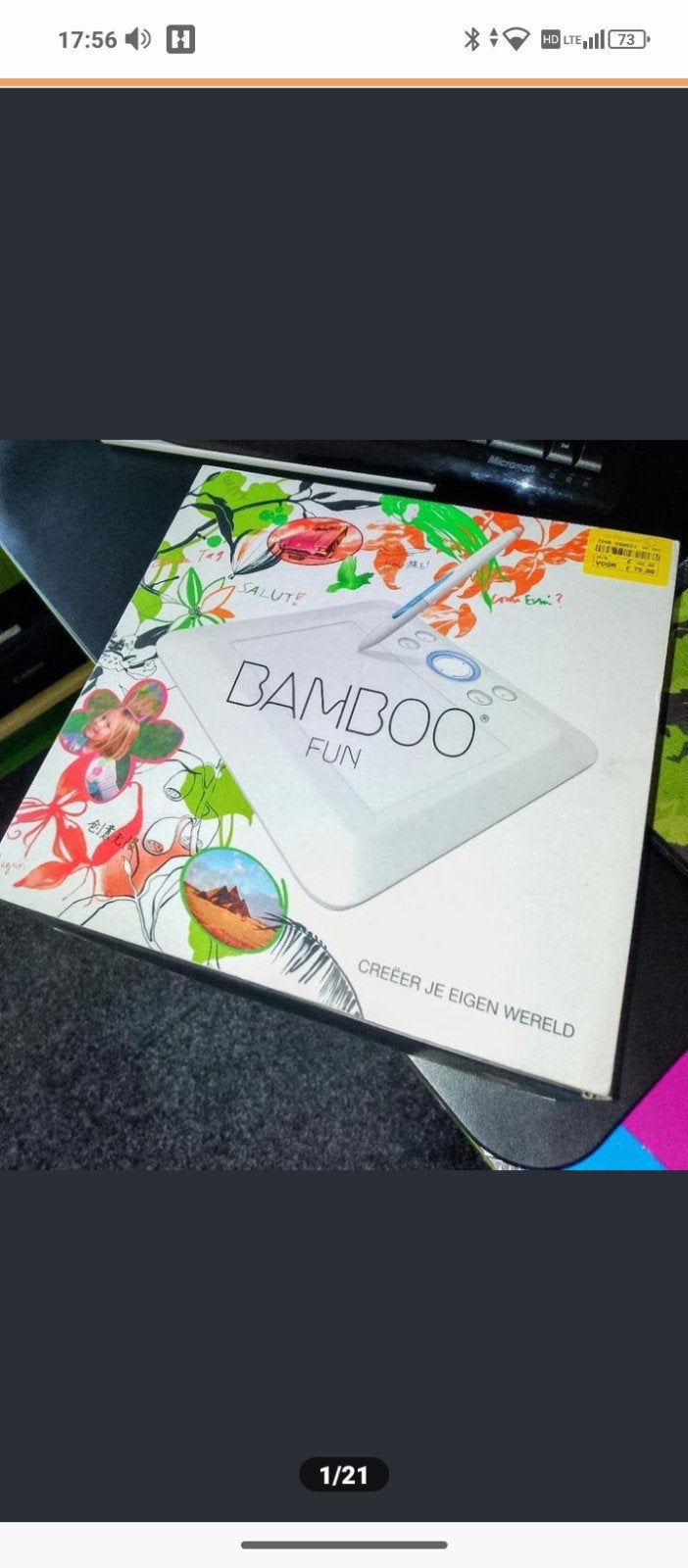 Wacom Tekentablet voor Windows en mac, Ophalen of Verzenden, Zo goed als nieuw, Universeel