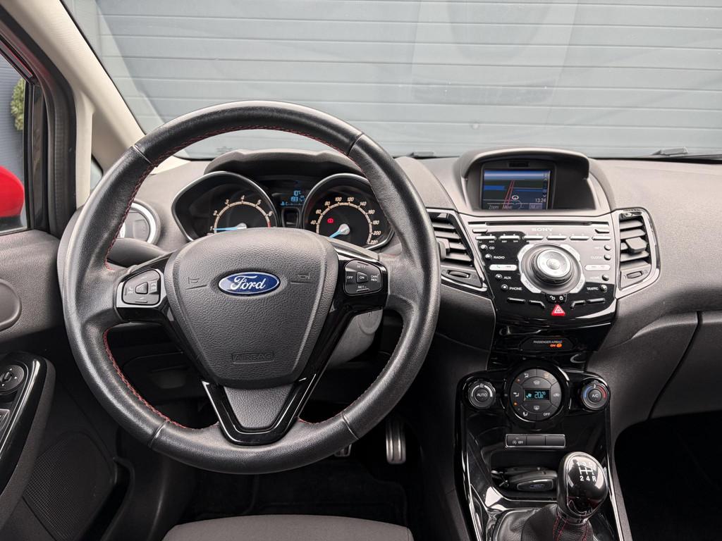 Ford Fiesta 1.0 EcoBoost Black Edition 141pk,Navi,Pdc,D-riem, Auto's, Voorwielaandrijving, Stof, Euro 6, 1028 kg