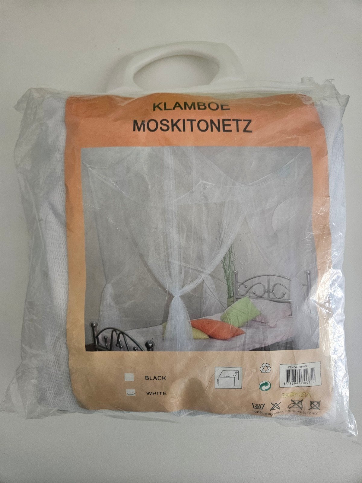 Klamboe Muskietennet wit rechthoekig 190x170x230cm, Wit, Overige typen, Ophalen of Verzenden, Polyester