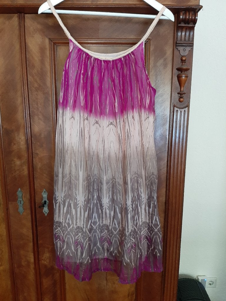 Zara paars roze kleurig dunne zomerjurk. M, Kleding | Dames, Jurken, Maat 38/40 (M), Zara, Paars, Ophalen of Verzenden