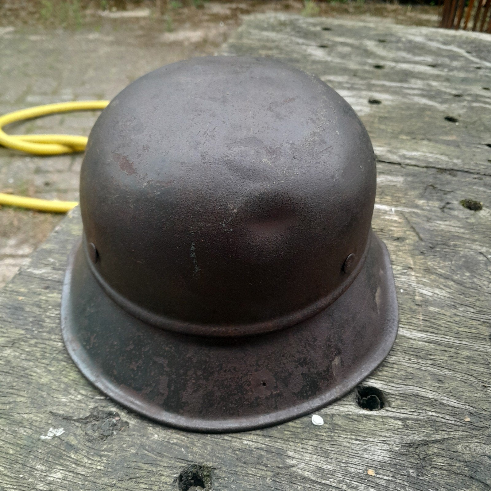 Duitse helm Luftschuitz Gladiator, Ophalen of Verzenden, Duitsland, Helm of Baret