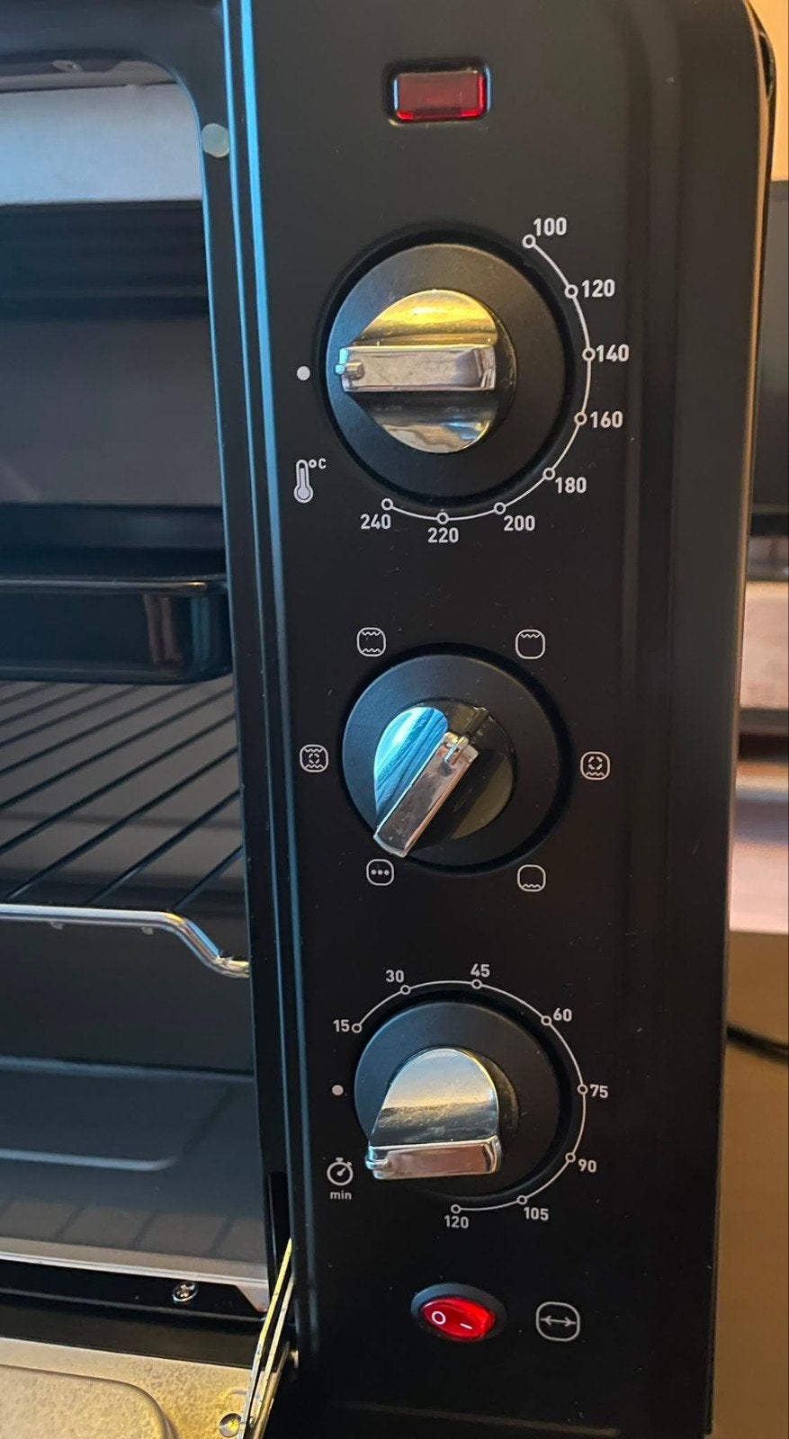 Moulinex Optimo 33L Mini-oven met Grill - Zwart, 45 tot 50 cm, Overige merken, Hete lucht, 60 cm of meer