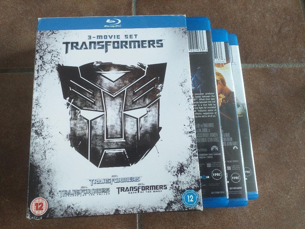Transformers 3-Movie Boxset Bluray, Cd's en Dvd's, Verzenden, Zo goed als nieuw, Actie, Boxset