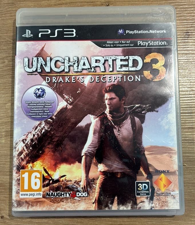 PlayStation Network Uncharted 3 /Drake’s deception, Gebruikt, Vanaf 18 jaar, -, -
