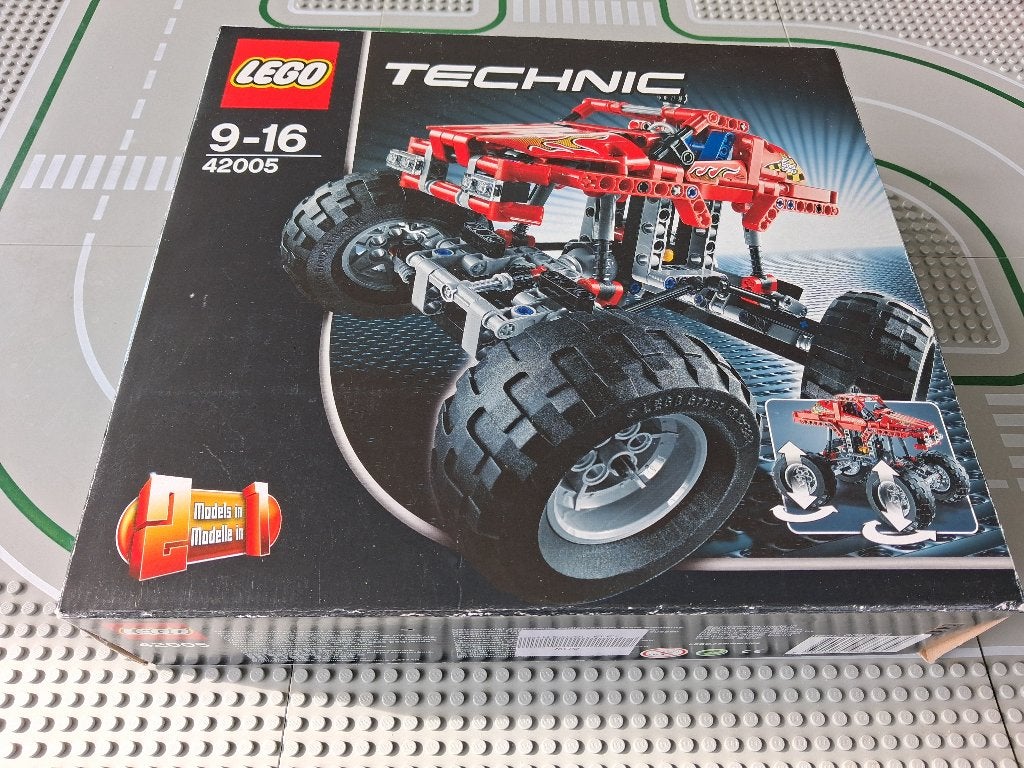 LEGO Technic set 42005 - Monster Truck (2 modellen)., Kinderen en Baby's, Speelgoed | Duplo en Lego, Compleet, Gebruikt, Lego