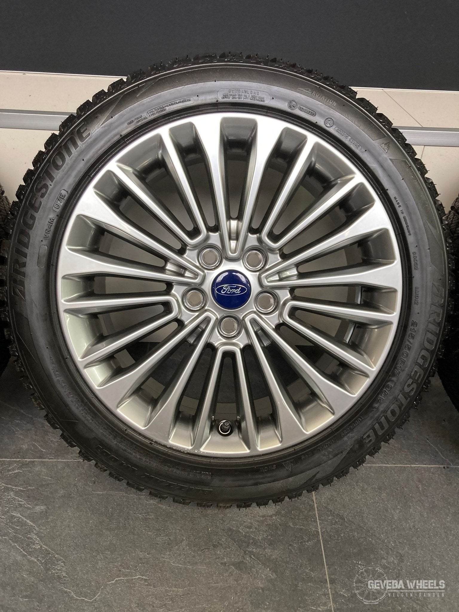17 inch originele Ford Focus ST velgen + winterbanden DEMO, -, -, Banden en Velgen, 17 inch