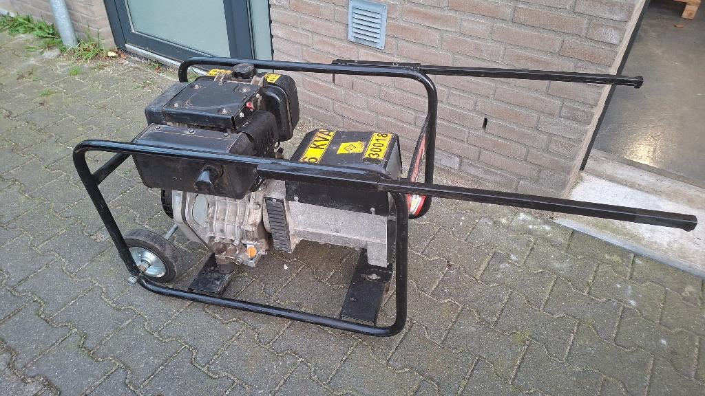 3x Aggeregaat Yanmar EP6000TD + Honda EC4000 + Europower, Ophalen, Dieselolie, ., Zo goed als nieuw