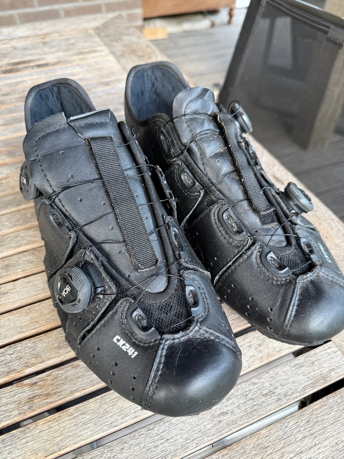 Lake CX241 carbon raceschoenen – maat 45 – dubbele BOA zwart, Ophalen of Verzenden, Zo goed als nieuw, Schoenen