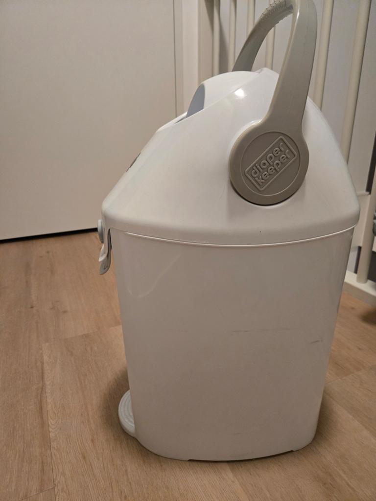 Diaper Keeper luieremmer - Wit, Ophalen, Zo goed als nieuw