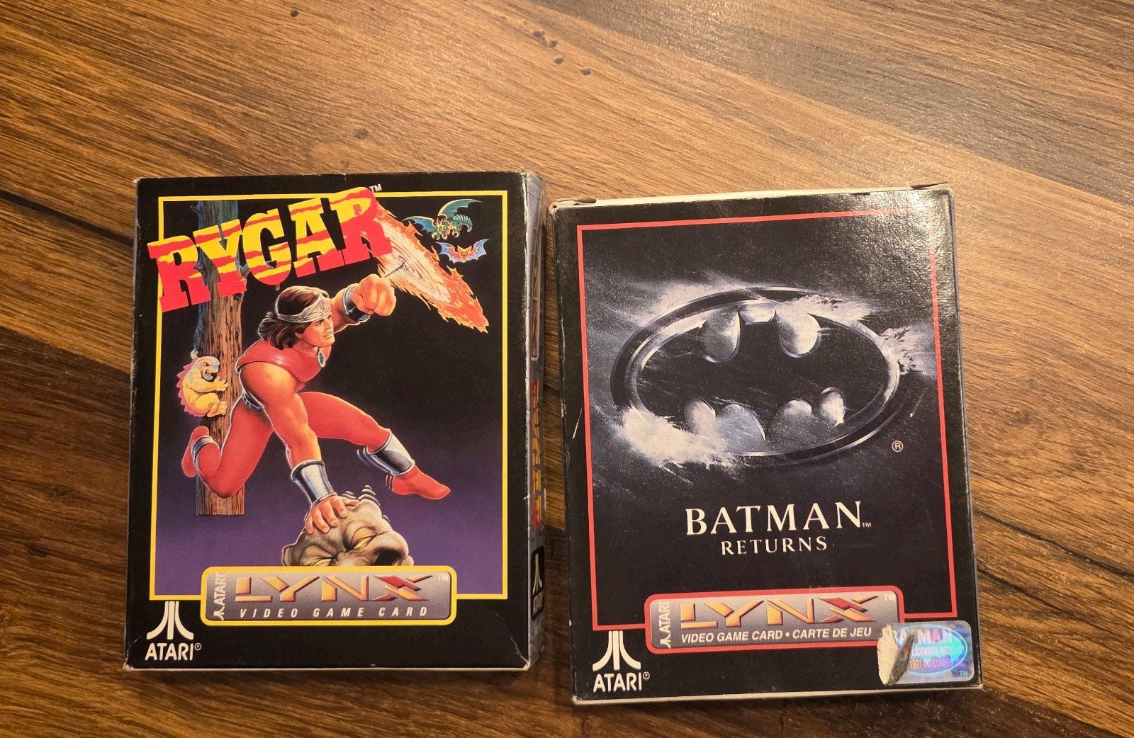 Rygar en batman returns coor de Atari Lynx, 1 speler, Ophalen of Verzenden, Atari Lynx, Vanaf 7 jaar
