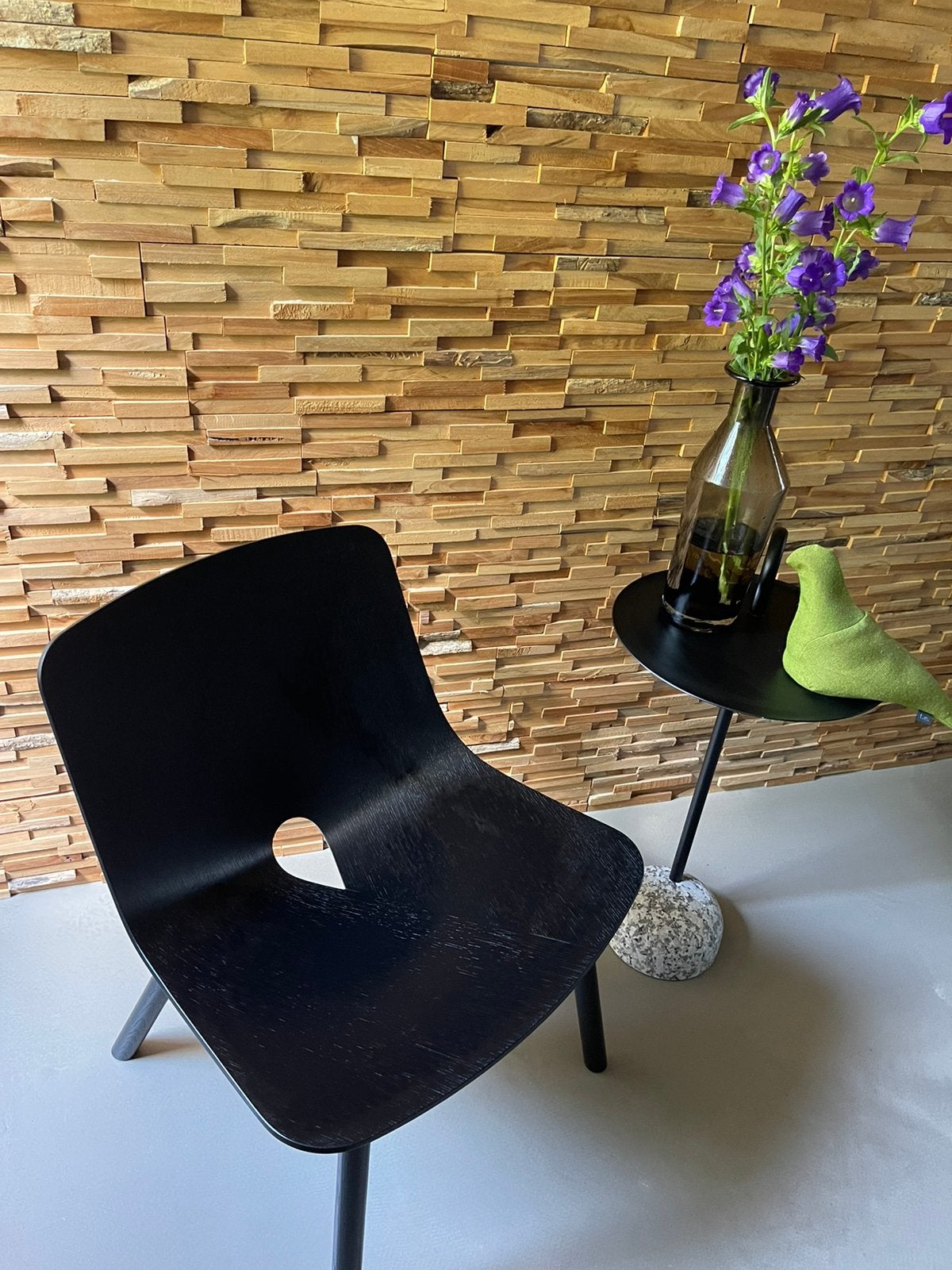 Design Lounge stoel De wood mono van Kasper Nyman, Ophalen of Verzenden, Zo goed als nieuw, Hout, Design