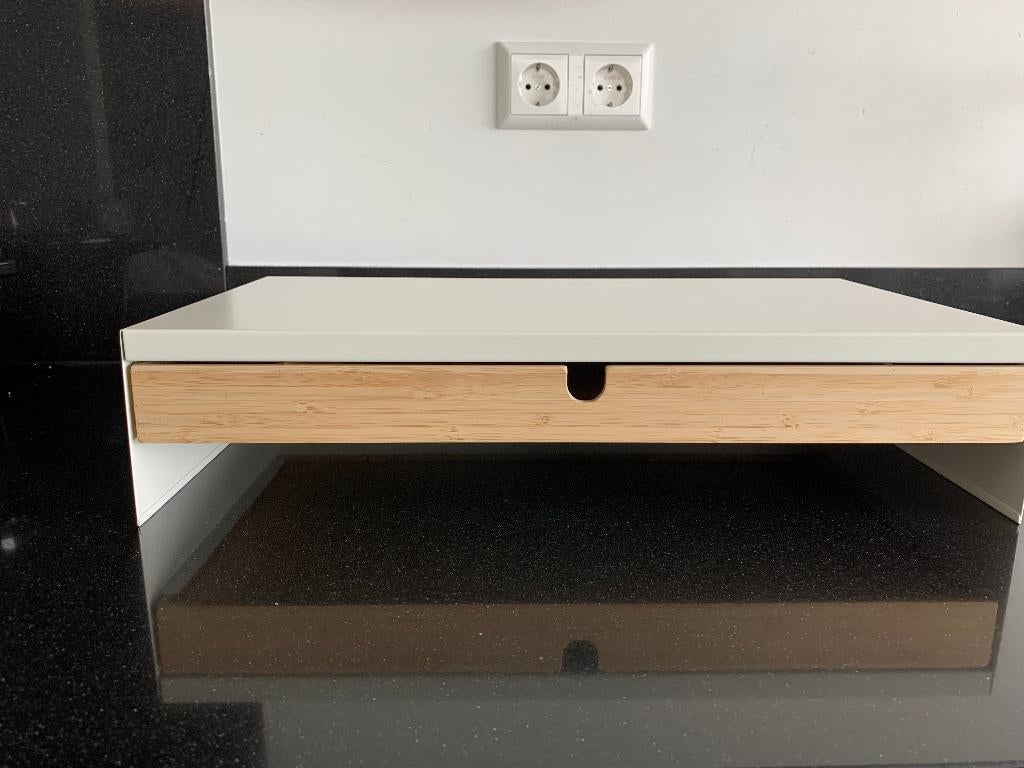 Elloven, monitor verhoging, Ikea, Ophalen of Verzenden, Zo goed als nieuw, IKEA, Metaal