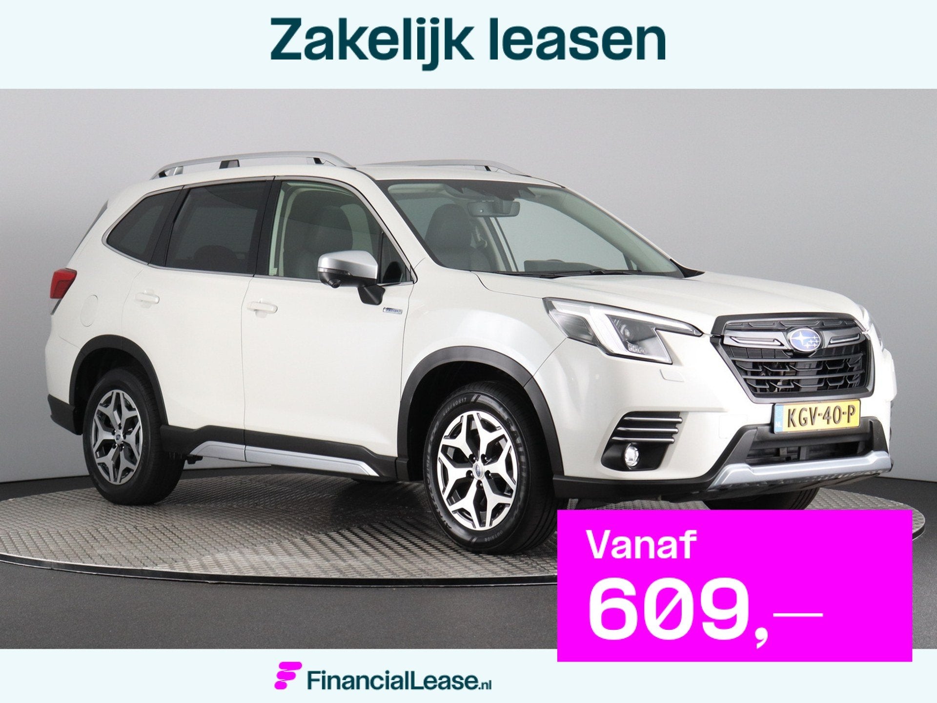 Subaru Forester 2.0i e-BOXER Premium AWD (Pano / 360 Cam / A, Euro 6, 4 cilinders, 150 pk, Wit