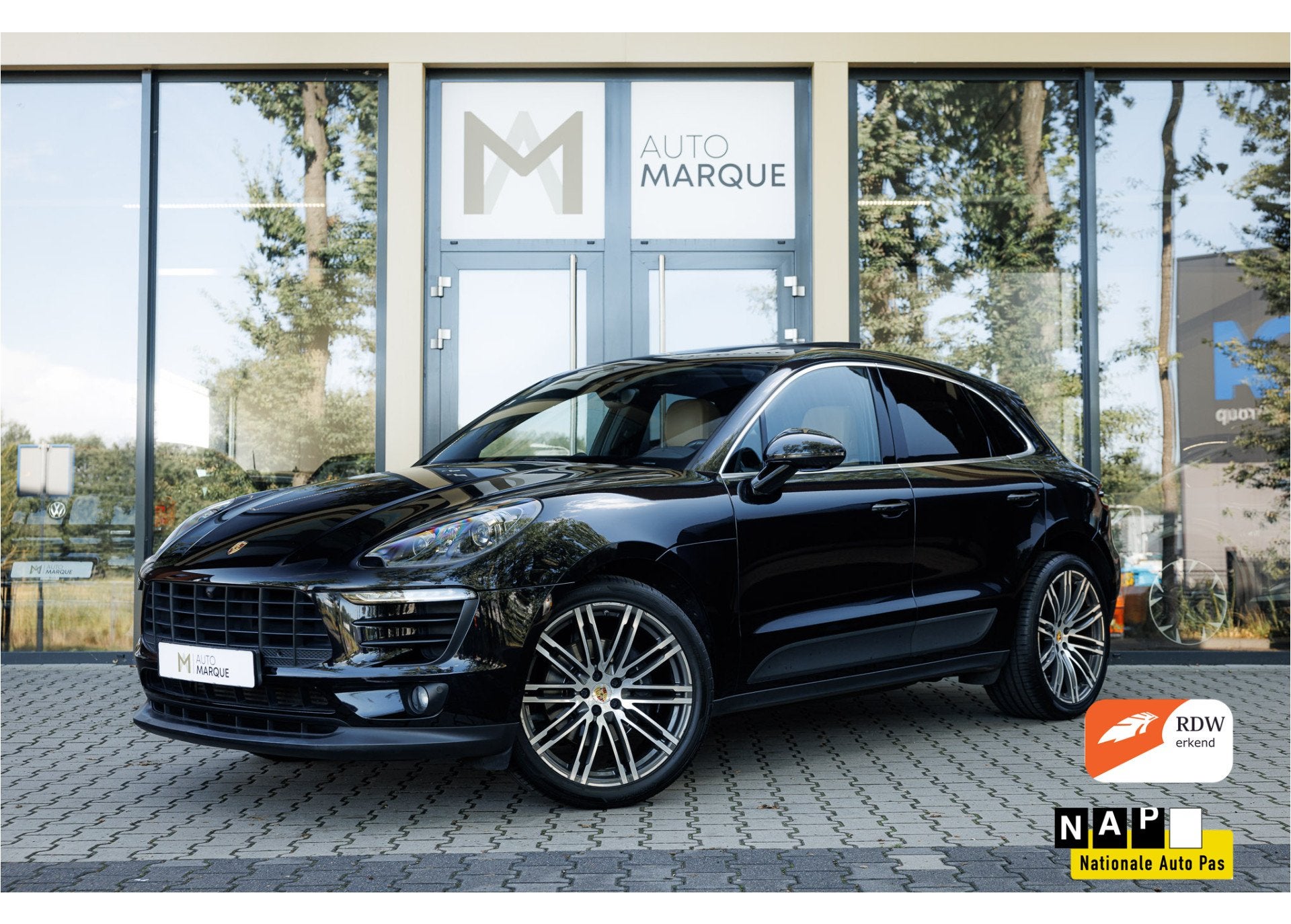 Porsche Macan 2.0 252PK Aut. | 21" LM Velgen | Luchtvering |, Automaat, Dealer onderhouden, Gebruikt, 4 cilinders