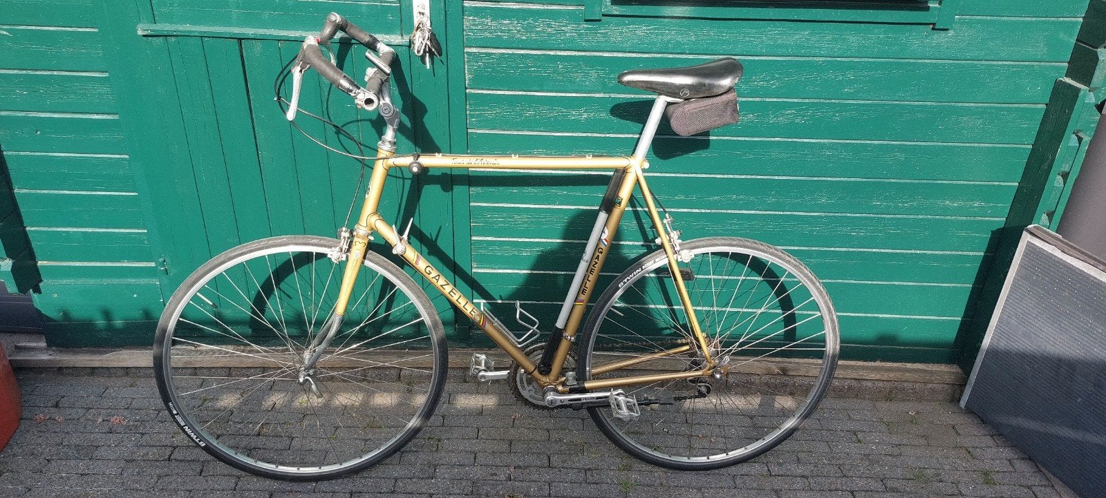 Gazelle retro racefiets groot frame, 59 cm of meer, Ophalen of Verzenden, Velgrem, Gazelle