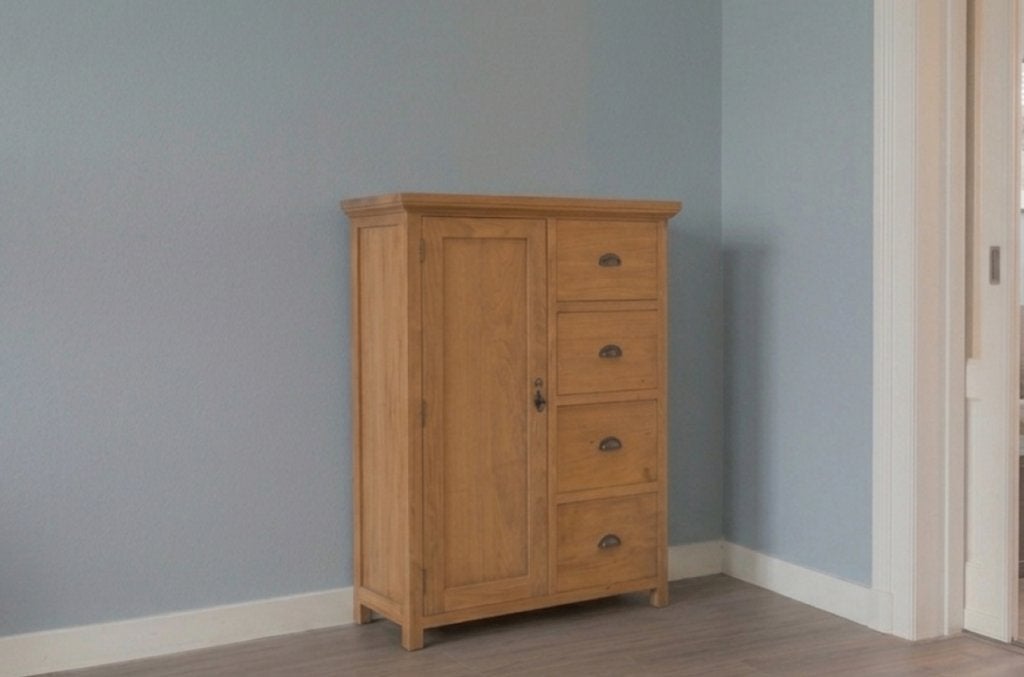 Teak spekkast 90 cm breed, Ophalen, Nieuw, Hout