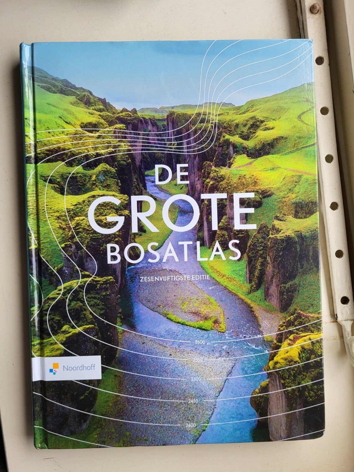 De Grote Bosatlas - Zesenvijftigste Editie -Amper gebruikt, Boeken, Bosatlas, Noordhoff, 2000 tot heden, Ophalen of Verzenden