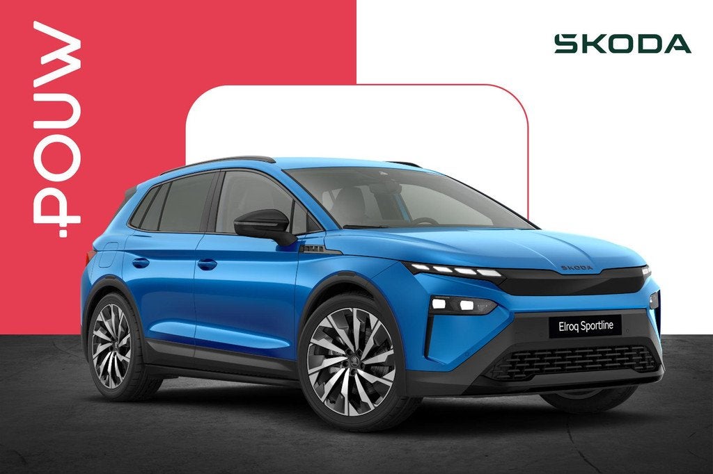 Skoda Elroq 85 286pk Sportline | 21" Velgen | Trekhaak Wegkl, Auto's, Skoda, Bedrijf, Te koop, Elroq, ABS, Achteruitrijcamera