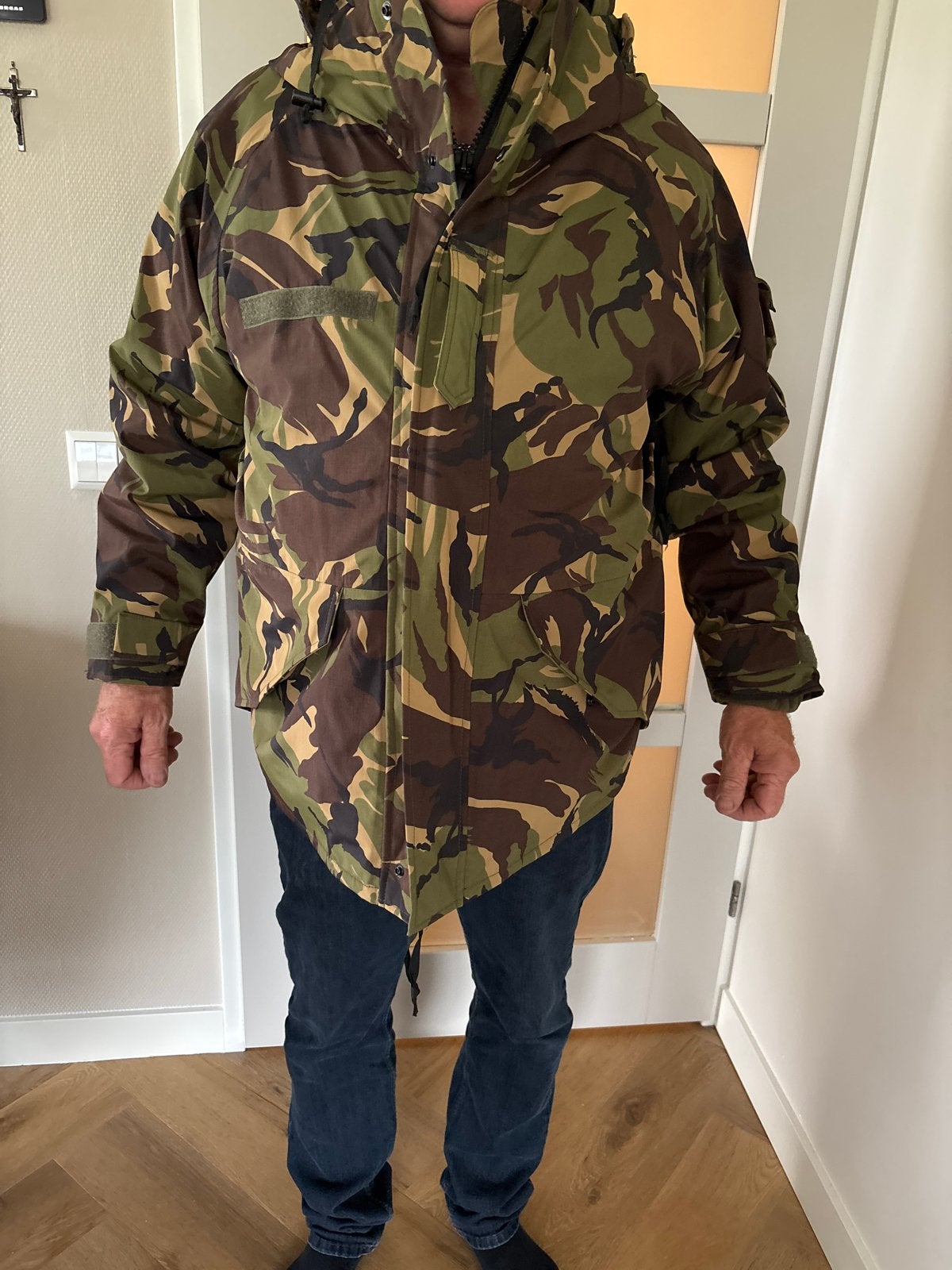 Gevoerde jas met uitneembare fleece binnenjas L/XL, Ophalen, Gedragen, Maat 52/54 (L), Groen