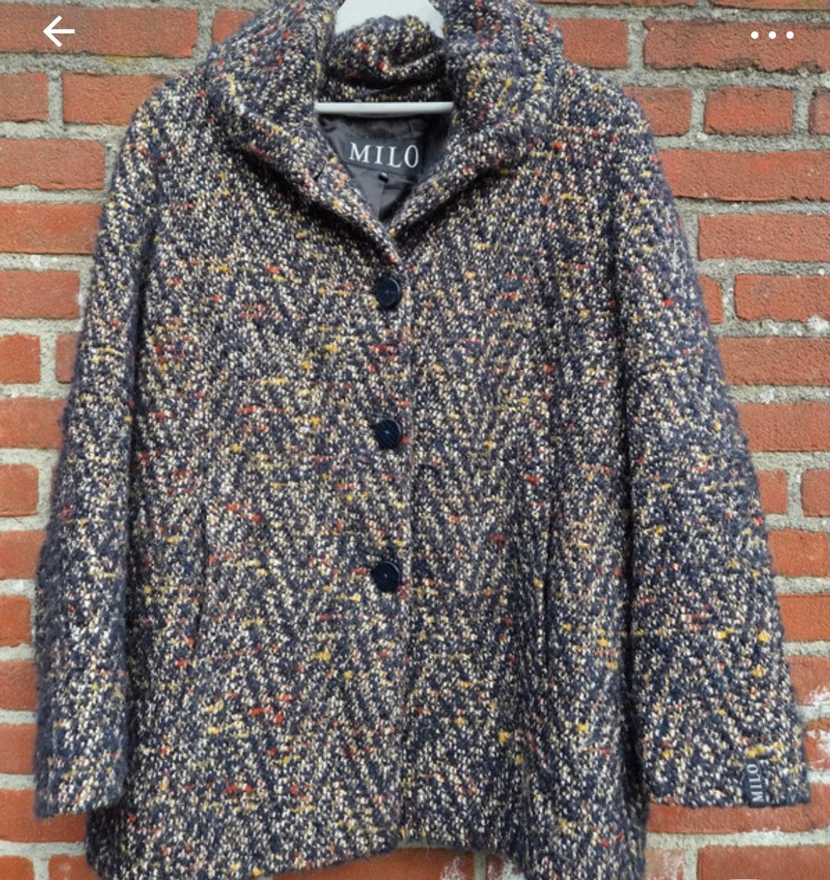 Milo damesjas maat 46, Ophalen of Verzenden, Zo goed als nieuw, Maat 46/48 (XL) of groter, Meerkleurig