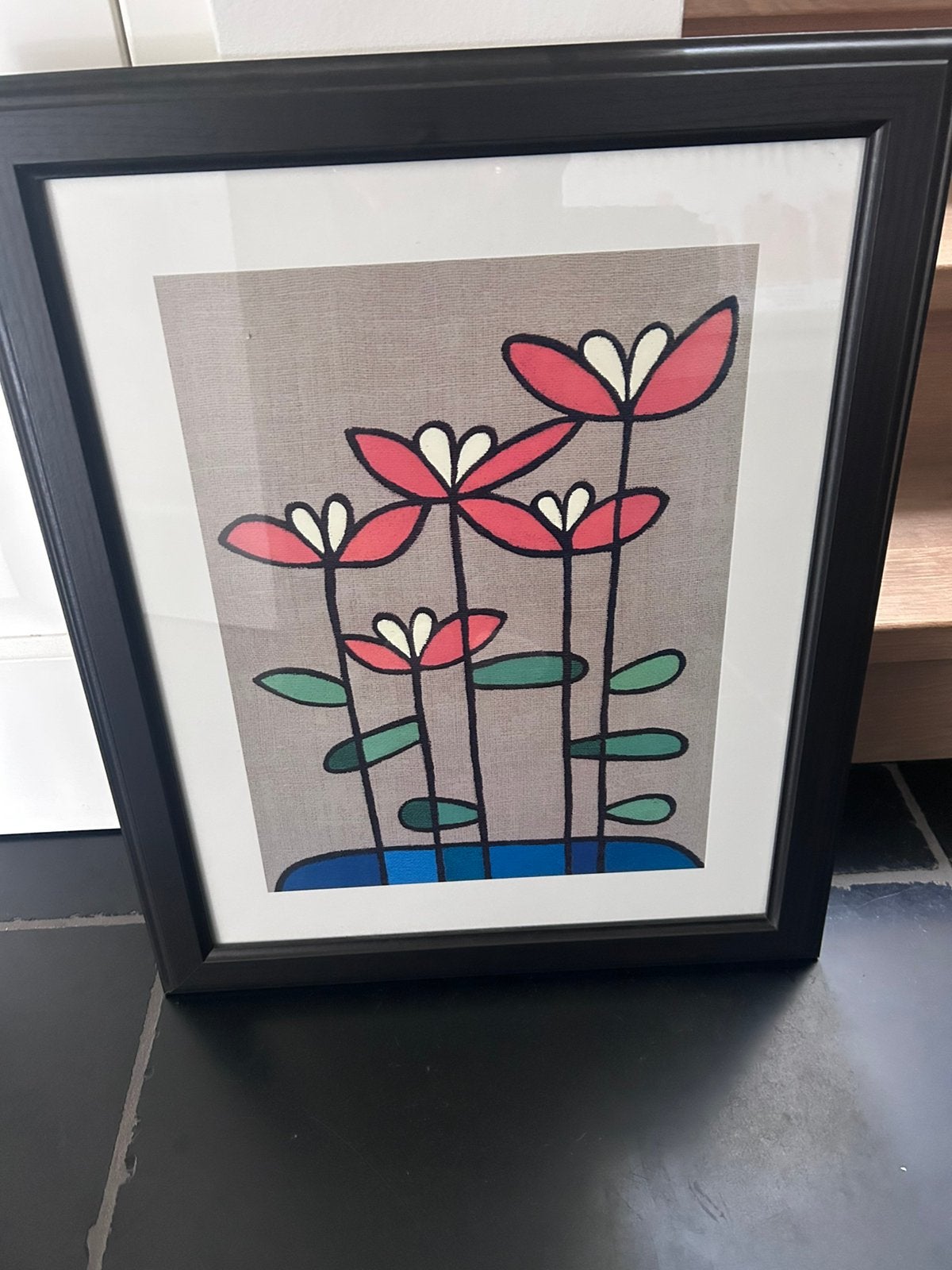 Ikea virserum kunst lijst tvilling serie Burlap lisa Dejohn, Ophalen of Verzenden, Zo goed als nieuw, Minder dan 80 cm